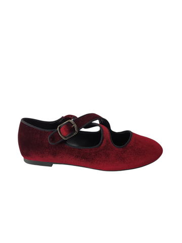 Flat terciopelo vino Green Coast