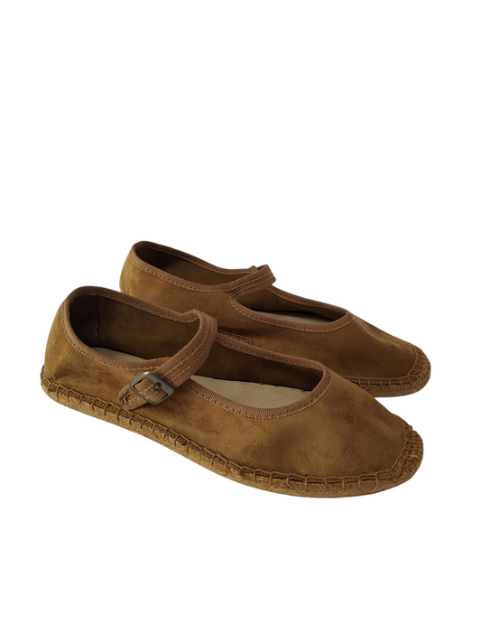 Alpargata rastrera gamuza caqui Corina