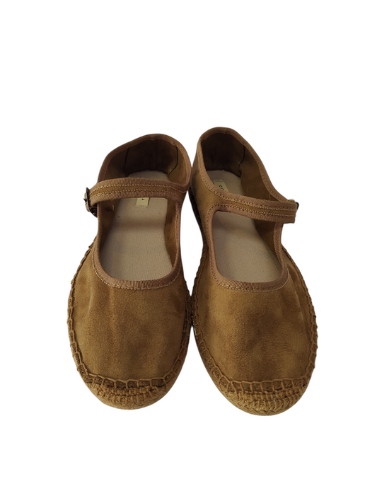 Alpargata rastrera gamuza caqui Corina