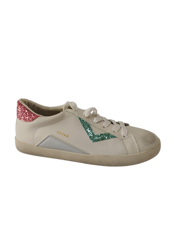 Deportivo blanco/verde/fucsia Sstar