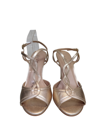 Sandalia dorada Silver